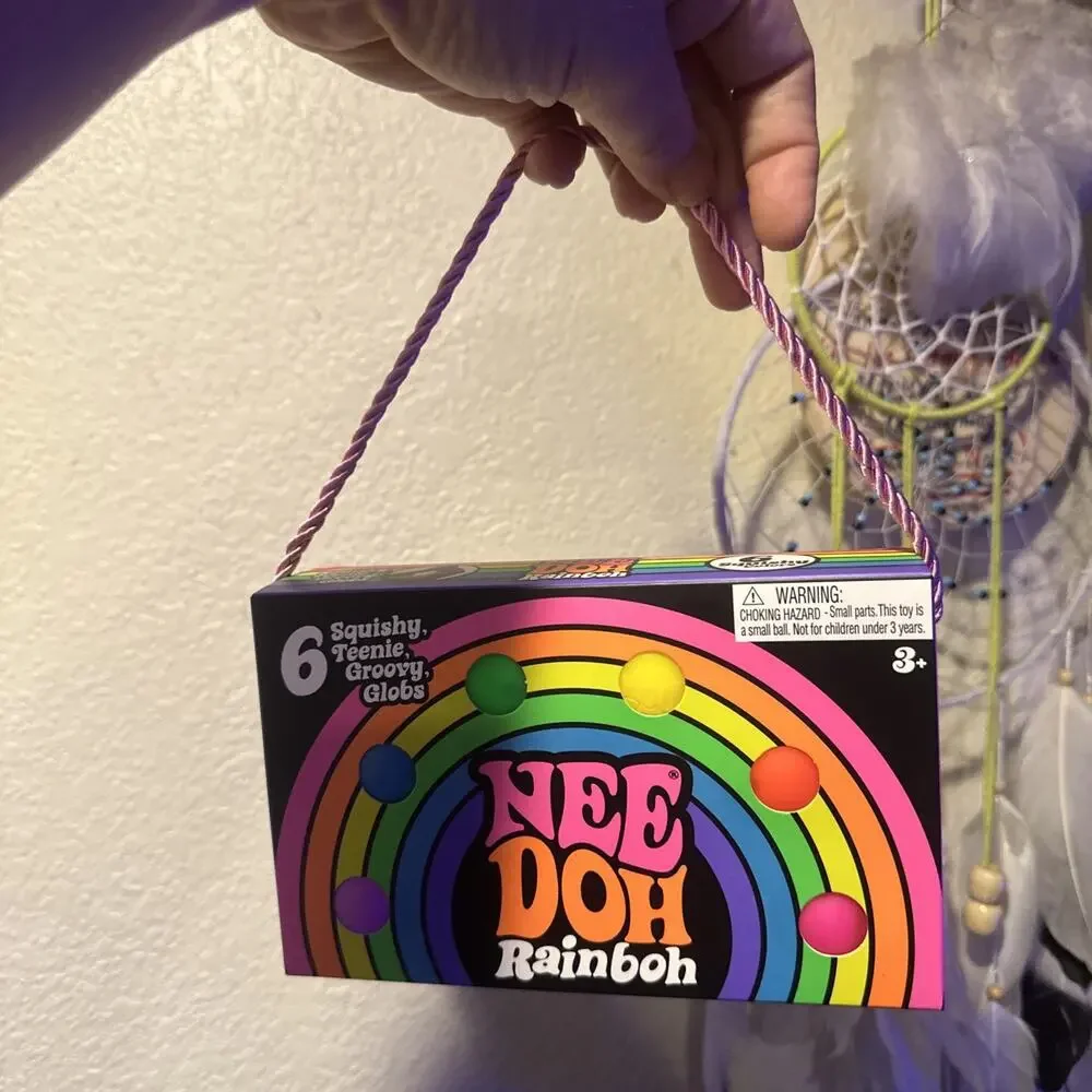 Schylling NeeDoh Rainbow Set, 6-Pack, Authentic new in box sealed